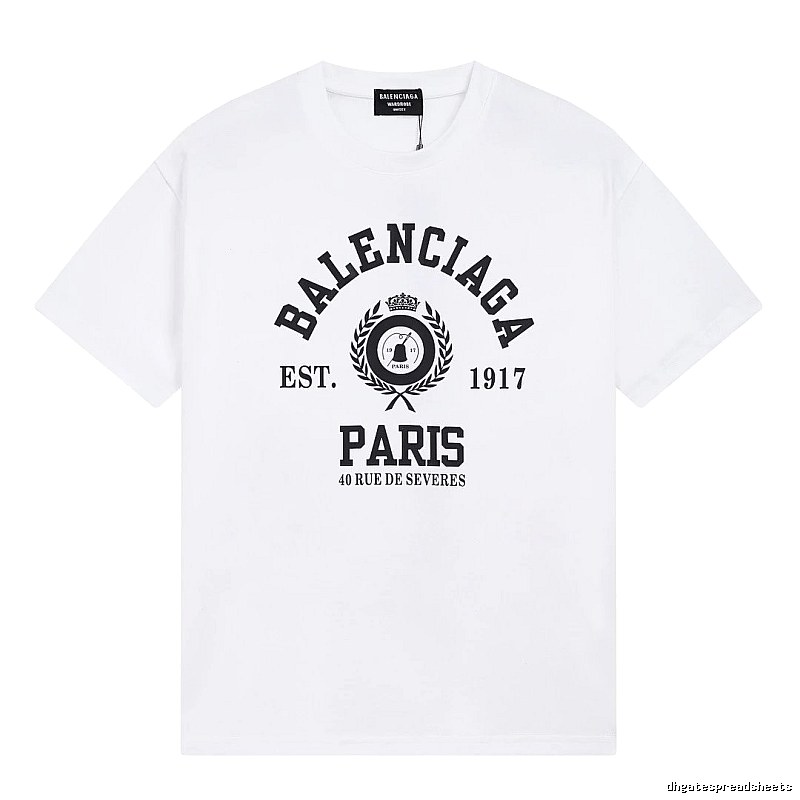 Balenciaga retro style white T-shirt