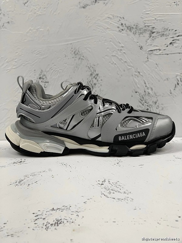 Balenciaga Track Sneaker with Gray Technical Runner Panels Detail