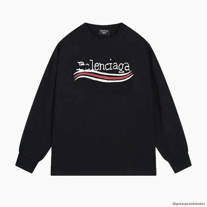 Balenciaga wavy black sweatshirt