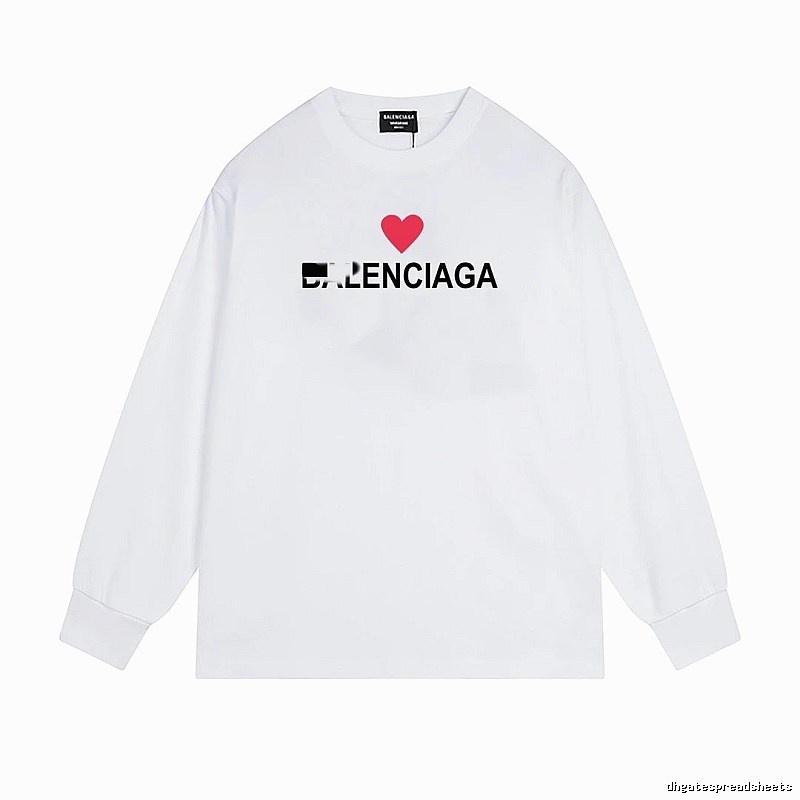 Balenciaga's simple white T-shirt with a heart design.