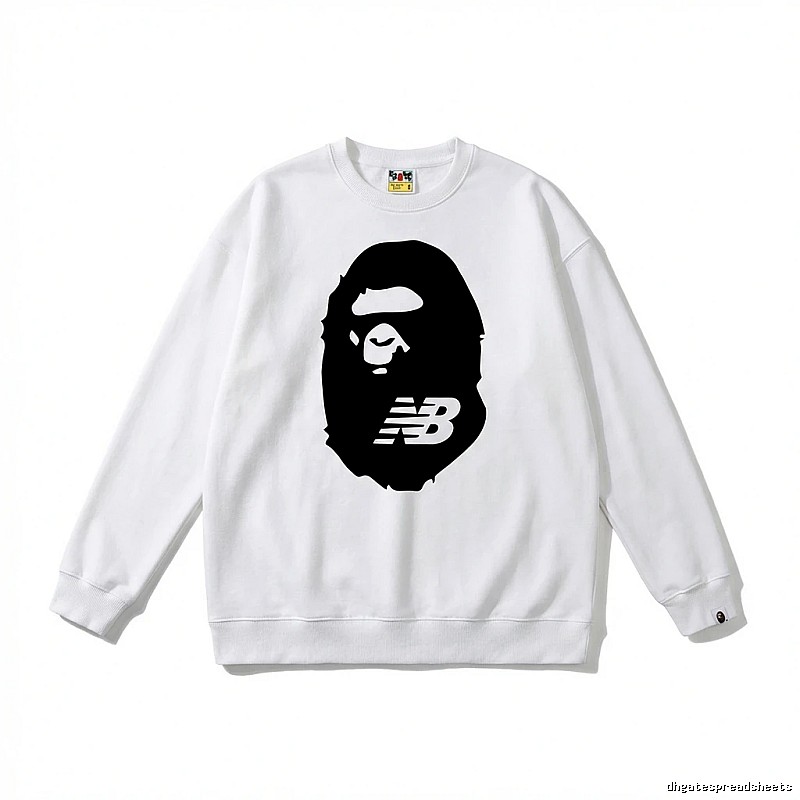 Bape Ape Head Classic White Sweatshirt