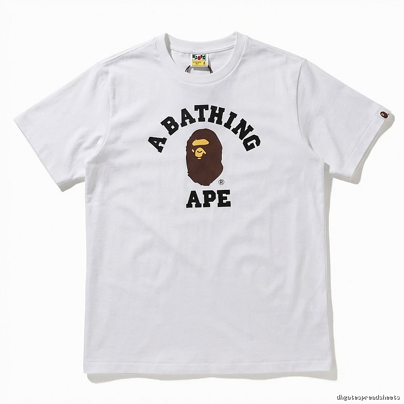 Bape Ape Head Simple White T-shirt