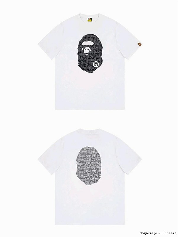 Bape Ape Head Simple White T-shirt