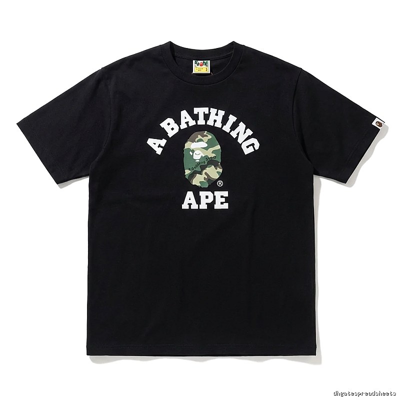 Bape Ape Head Trendy Black T-shirt