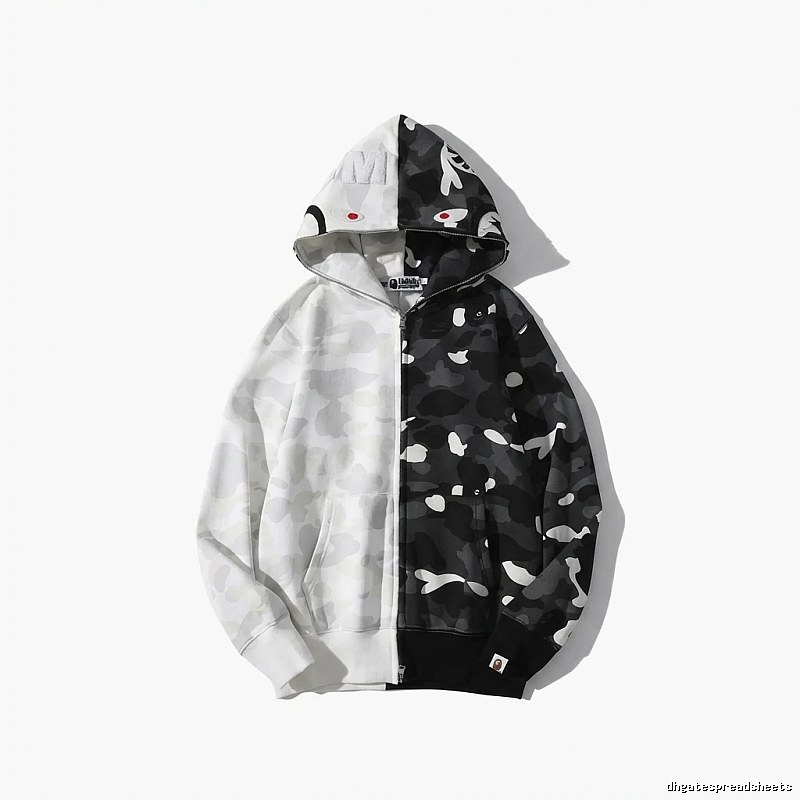 Bape camouflage patchwork style coat