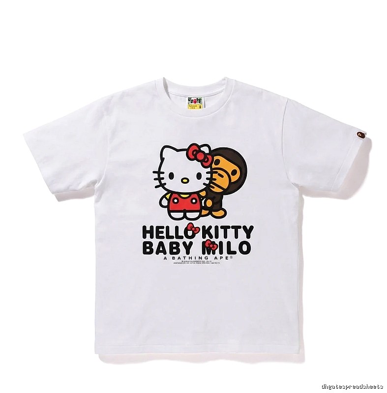 Bape Co-branded Cartoon White T-shirt