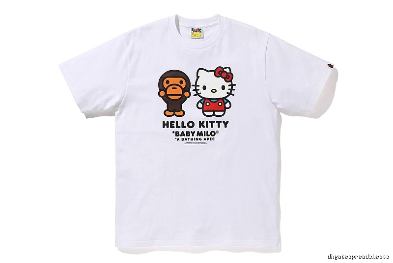 Bape co-branded cartoon white T-shirt
