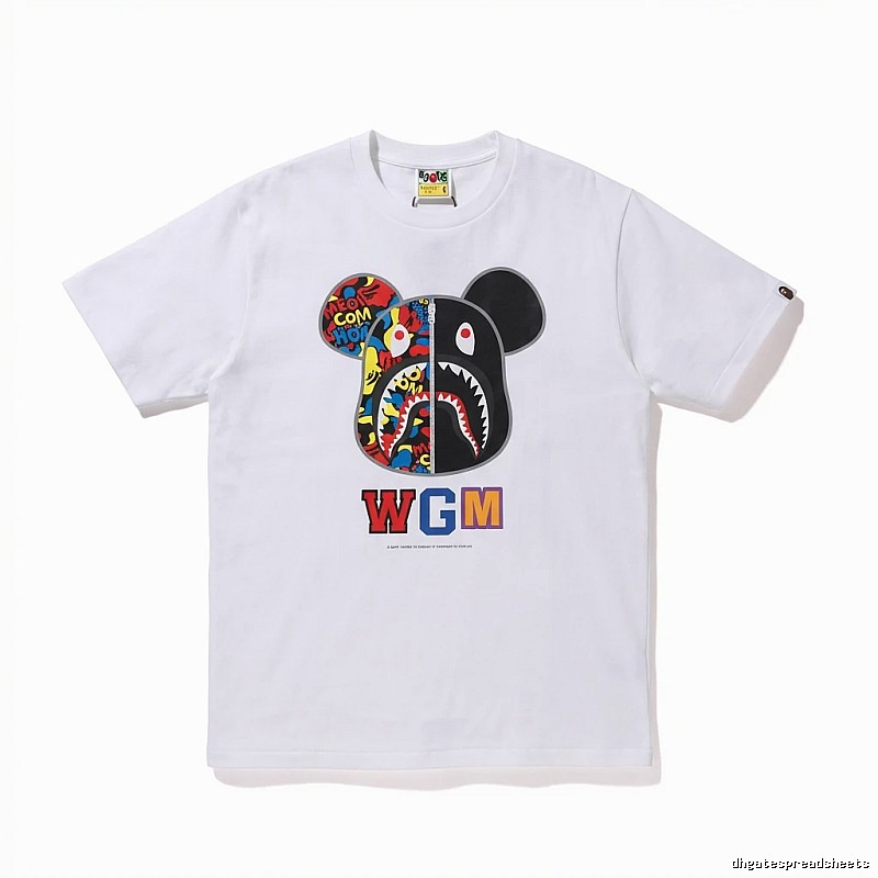 Bape Mickey Mouse Co-branded White T-shirt