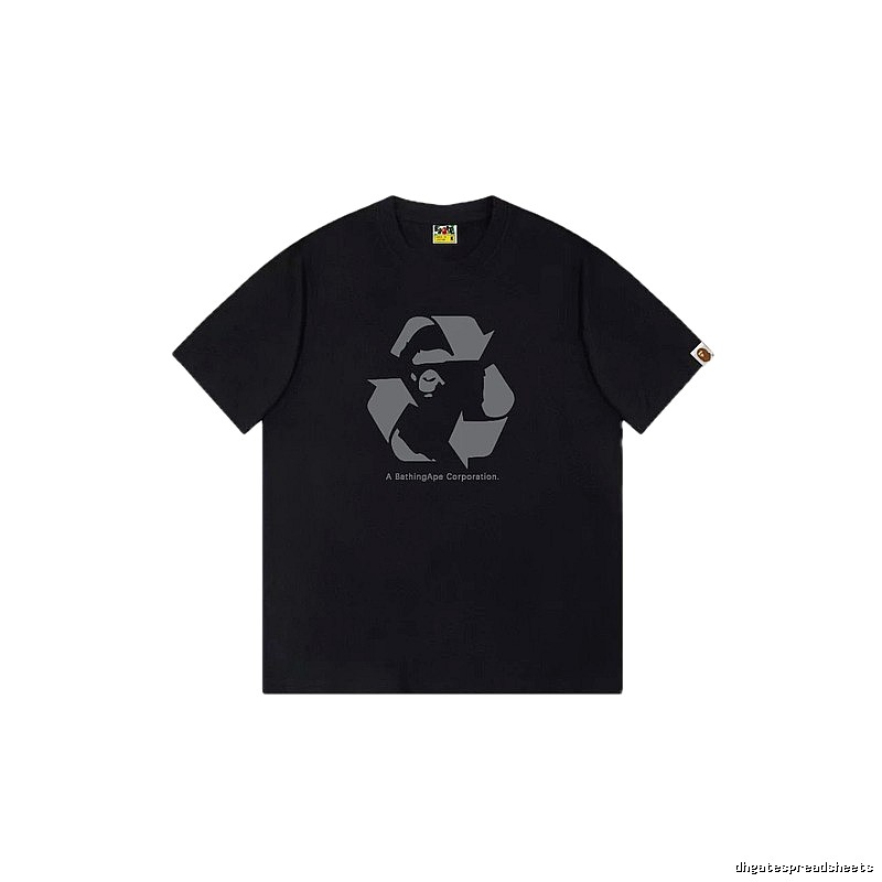 Bape Recycling Series Black Short Sleeve