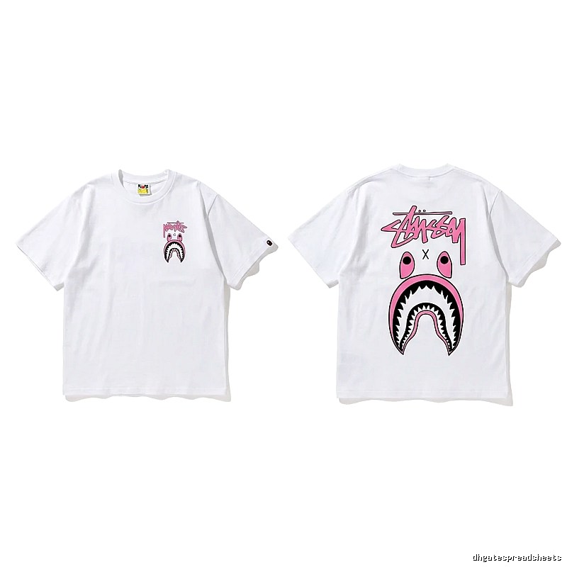 Bape Shark Co-branded White T-shirt