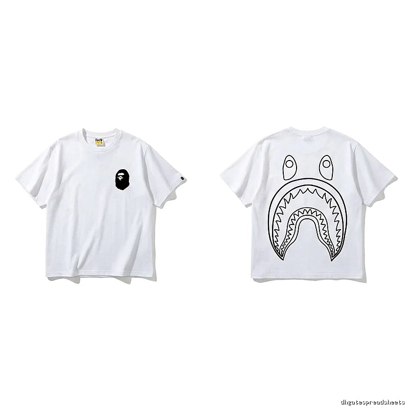 Bape Shark Series Simple White T-shirt