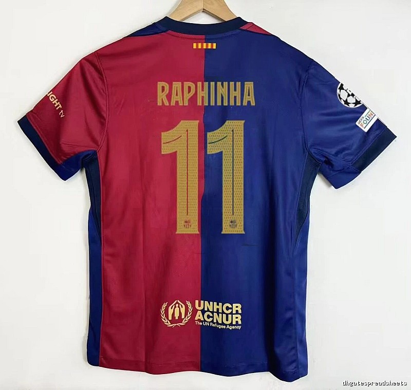Barcelona Easy Match Gavi #6 soccer jersey Blue Red Barcelona for Everyday Use
