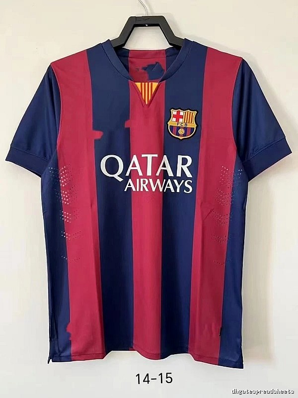 Barcelona Gift Ready Retro soccer jersey Blue Red Barcelona with Standout Detail
