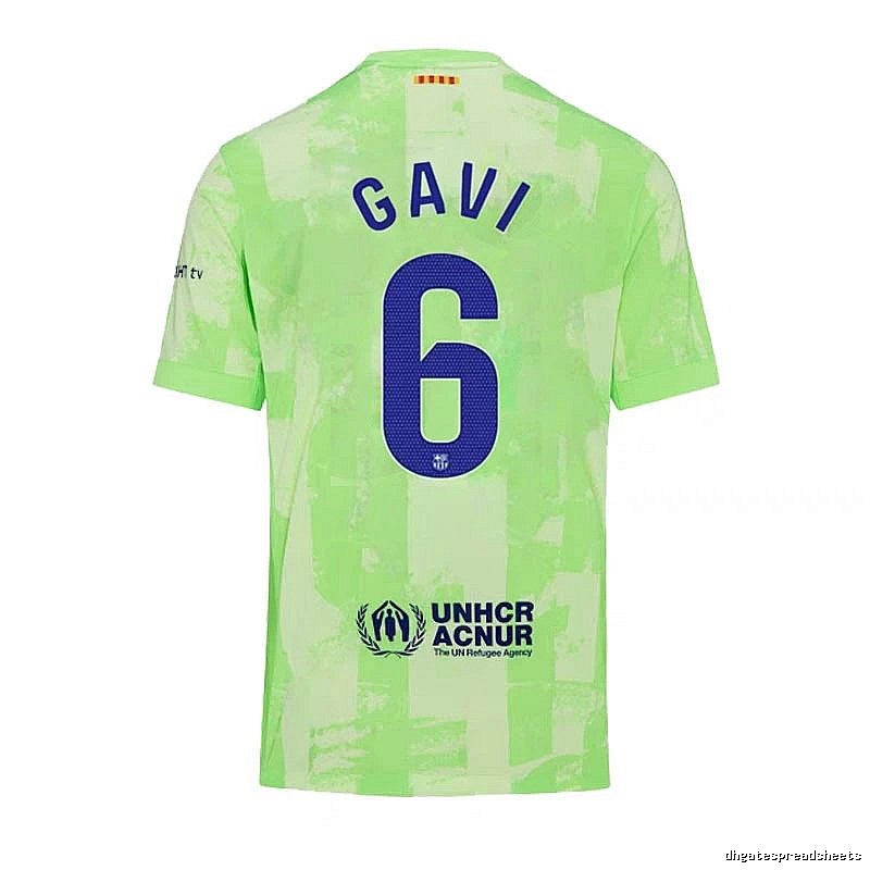 Barcelona Statement Gavi #6 soccer jersey Blue Red Barcelona for Outdoor Plans