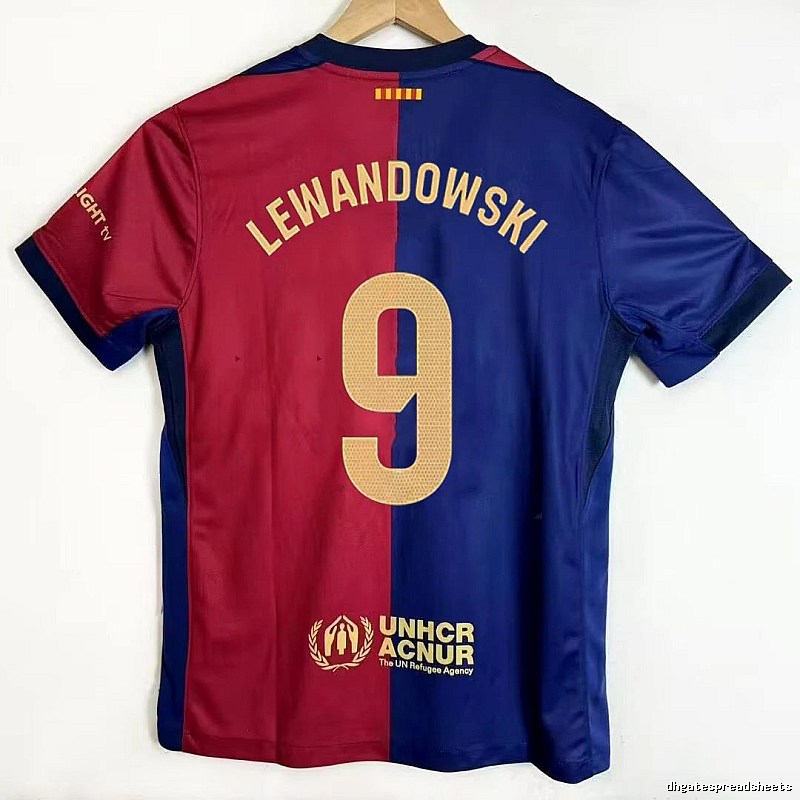 Barcelona Travel Gavi #6 soccer jersey Blue Red Barcelona with Modern Look