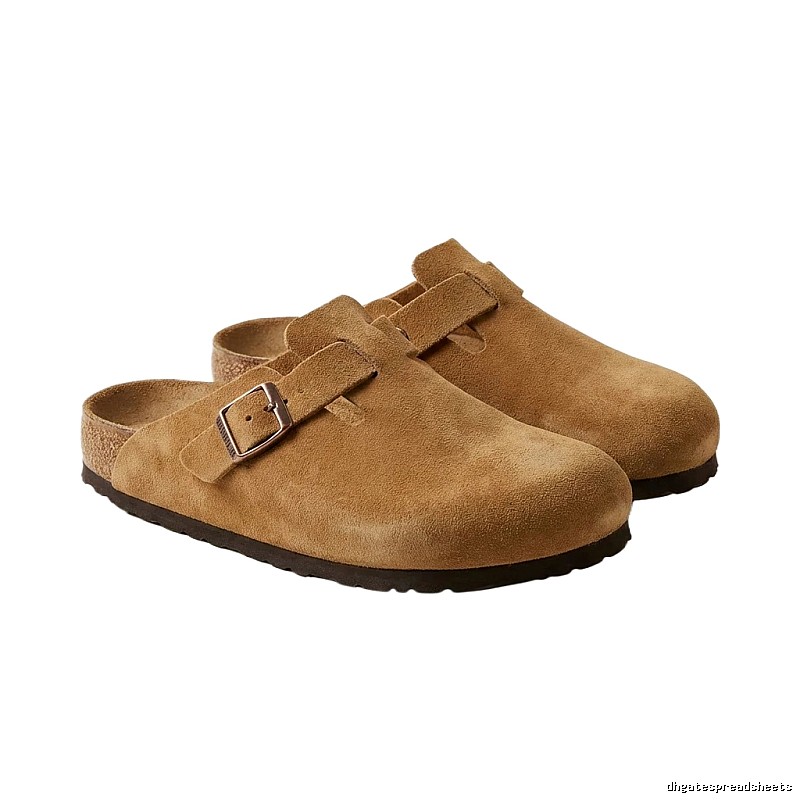 BIRKENSTOCK brown retro slippers