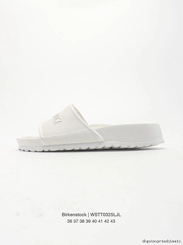 Birkenstock Minimalist Casual Style White Slide Sandals
