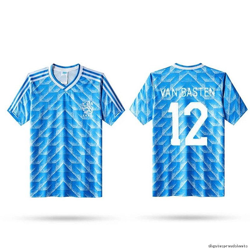 Brazil Logo Detail Soccer jersey Blue Brazil Football with Functional Detail