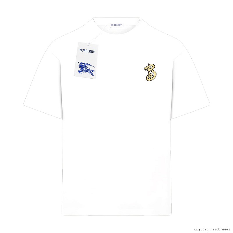 Burberry 3-letter logo simple white T-shirt