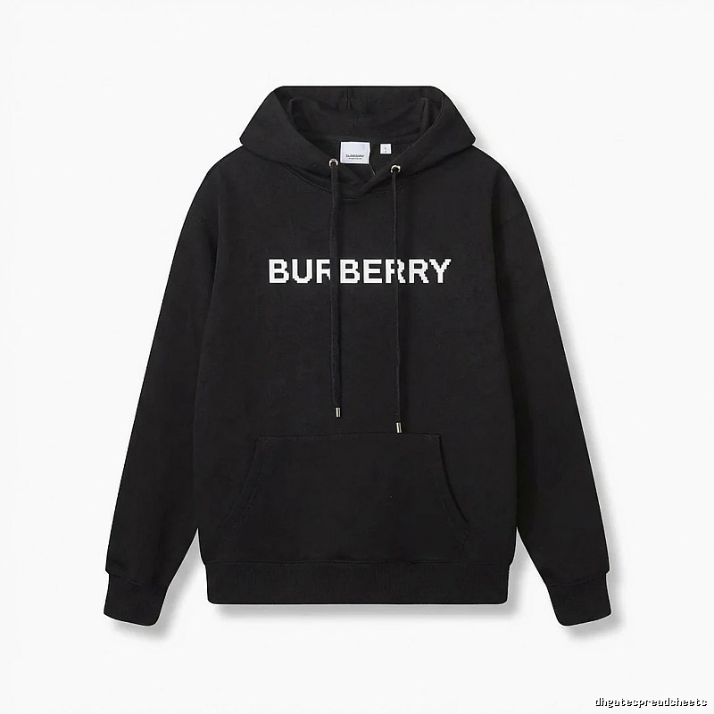 Burberry pixel-style black sweatshirt