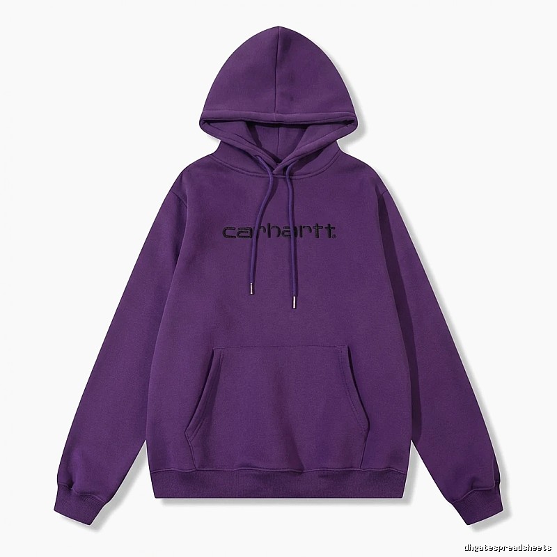 Carhartt simple-style purple sweatshirt
