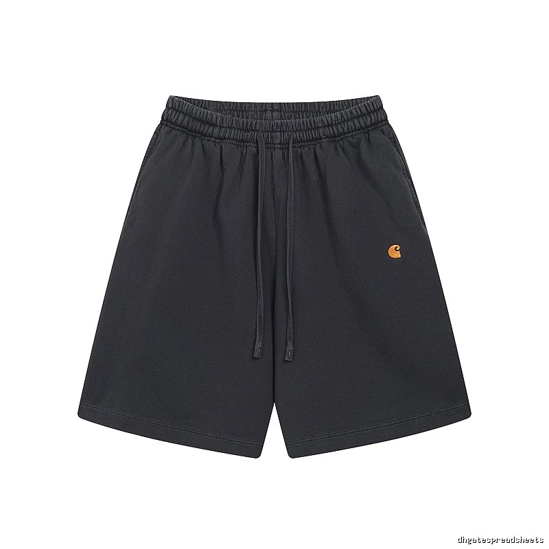 Carhartt Small Logo Workwear Style Carbon Black Casual Shorts