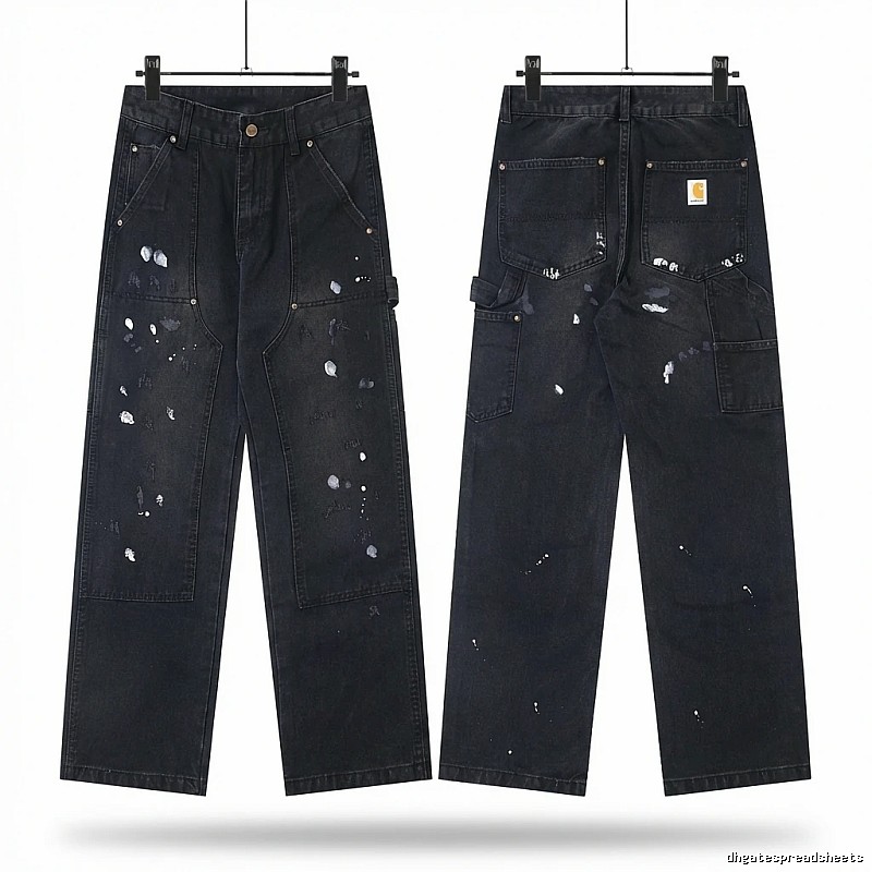 Carhartt workwear style black jeans