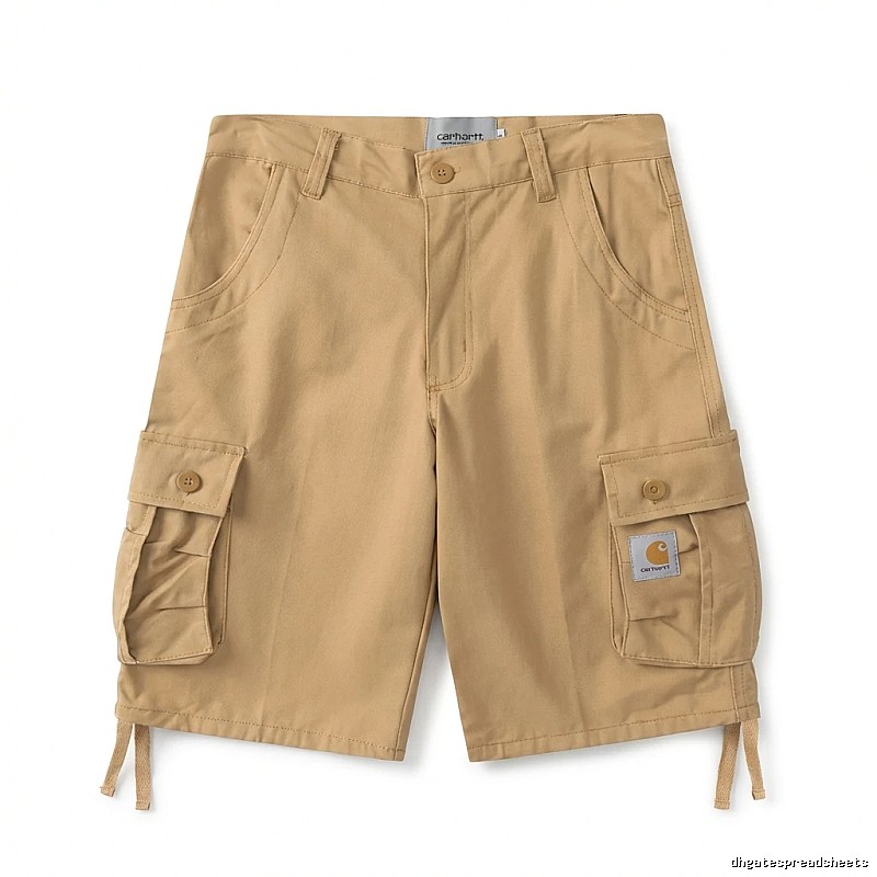 Carhartt workwear-style khaki shorts