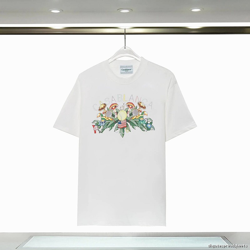 Casablanca Floral Print White T-shirt