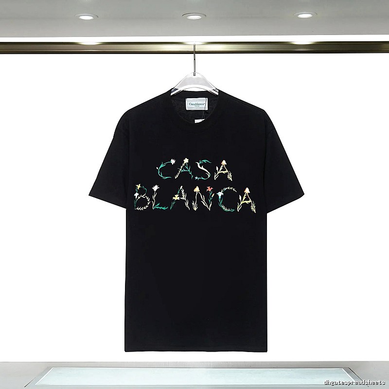 Casablanca Floral Style Black T-shirt