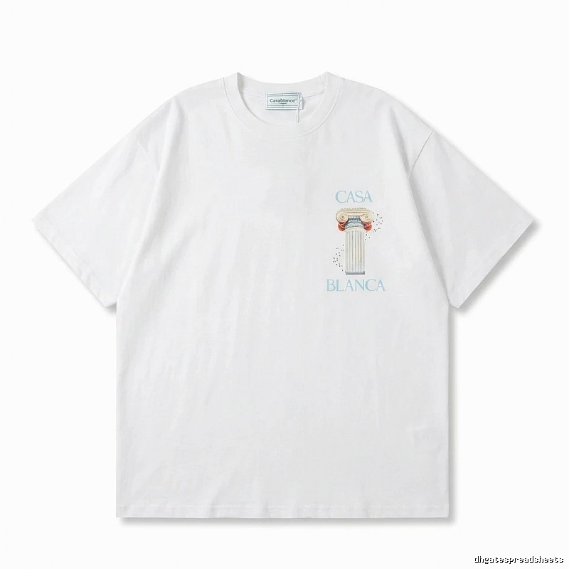Casablanca Greek column style white T-shirt