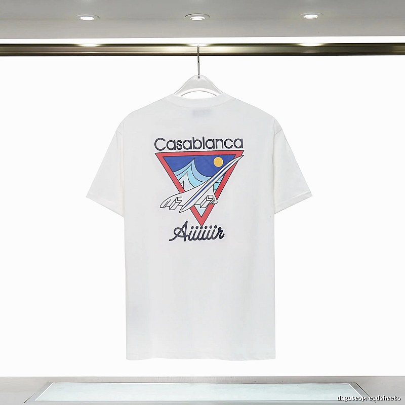 Casablanca Triangle Print White T-shirt