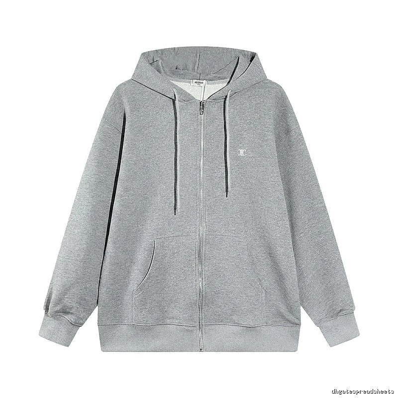 CELINE grey casual style hoodie