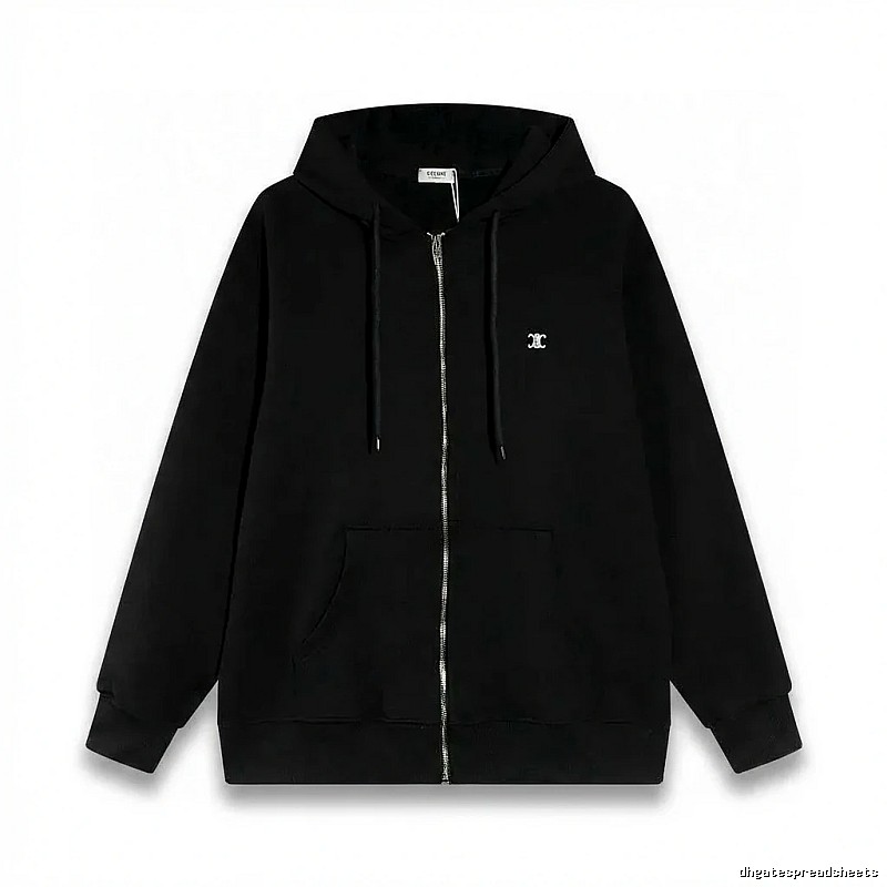 CELINE's classic black hoodie