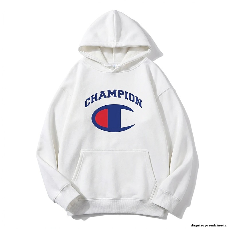 Champion classic white hoodie.