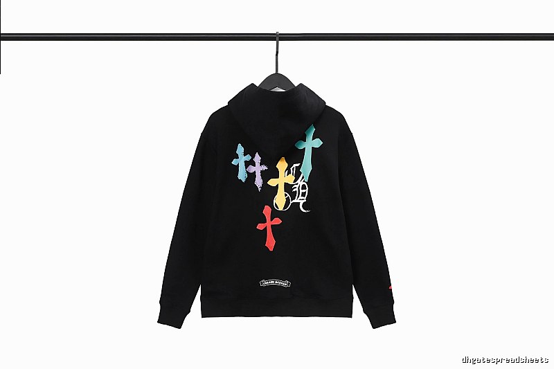 Chrome Hearts 2089-57 Black Cross Graphic Hoodie Bold Graphic