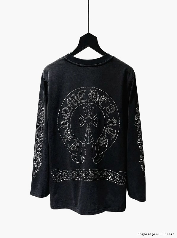 Chrome Hearts Cross Dark Style Black T-shirt