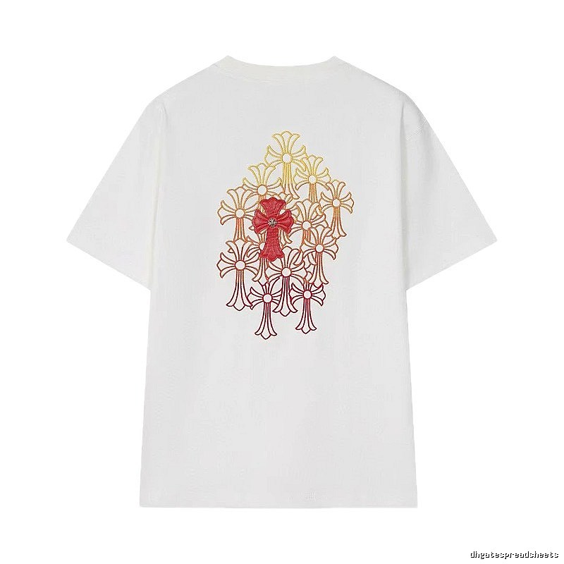 Chrome Hearts Cross Series Street Style White Short-sleeve T-shirt