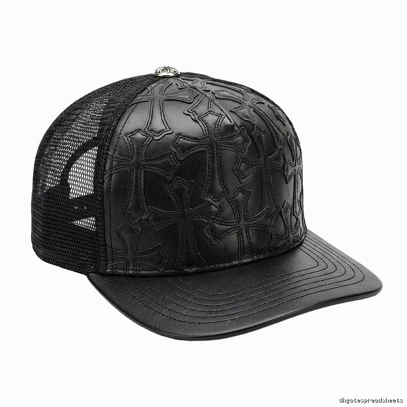 Chrome Hearts Cross Trendy Cool Black Hat