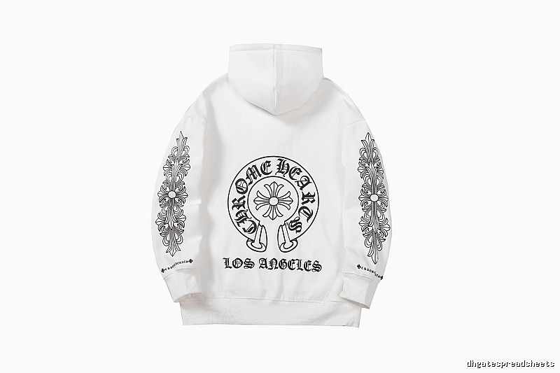 Chrome Hearts Daily Cross graphic hoodie Black Blue Cross for City Outfits