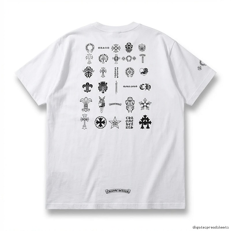 Chrome Hearts Dark Style White T-shirt
