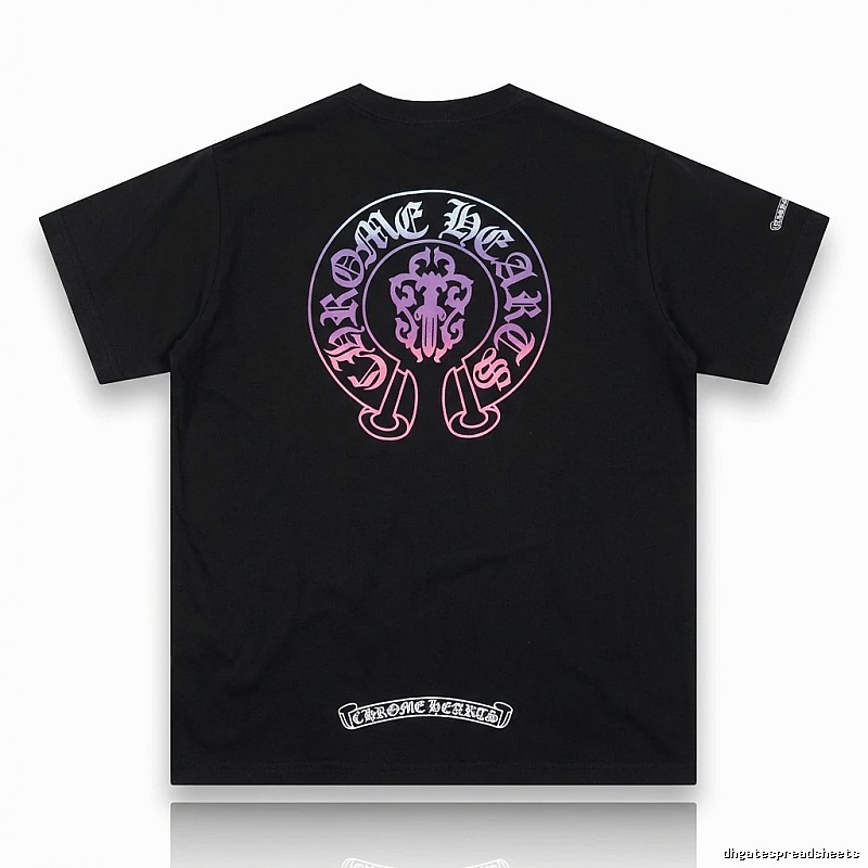 Chrome Hearts Dark Trendy Cool Black T-shirt