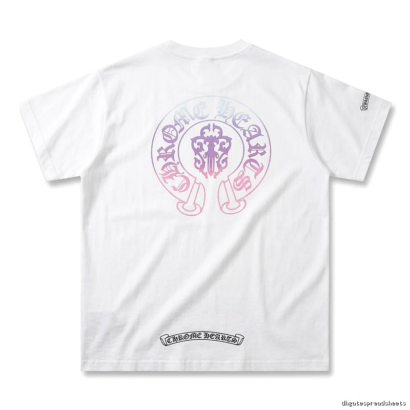 Chrome Hearts Gradient Retro White T-shirt