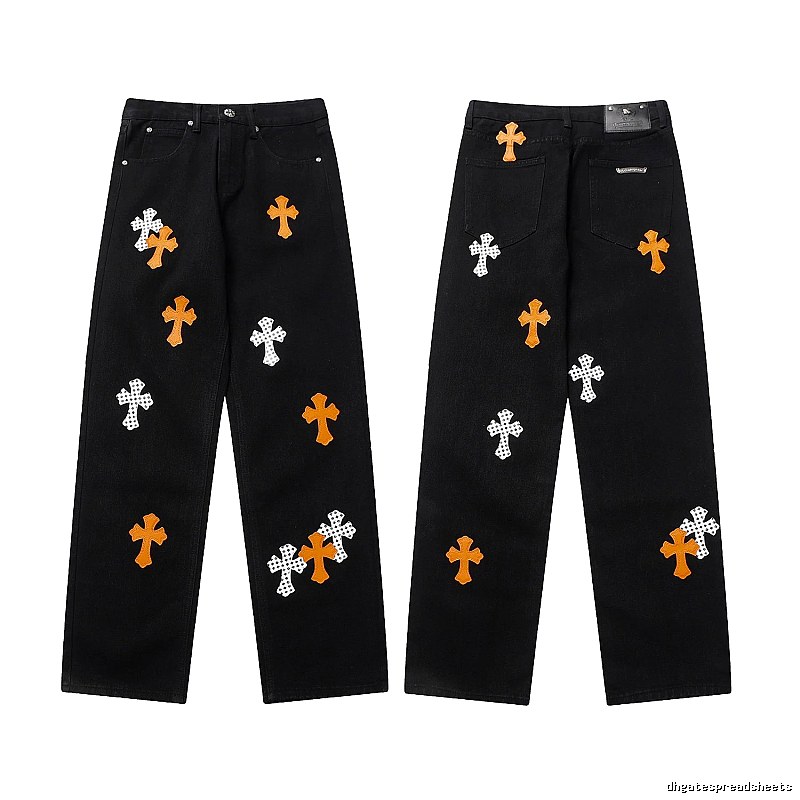 Chrome Hearts Sport Graphic jeans Light Denim Jeans for Collection Drops
