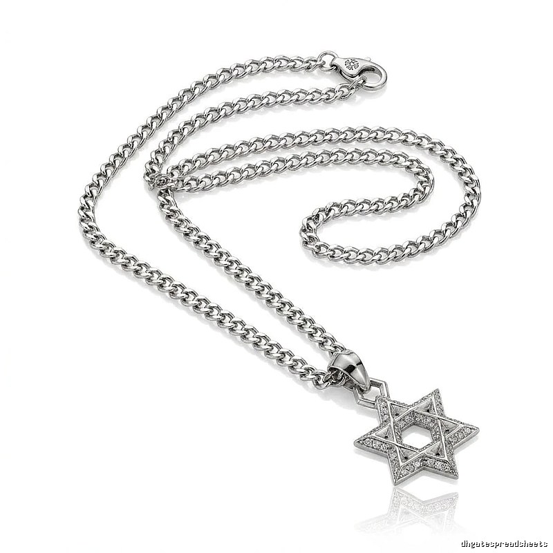 Chrome Hearts Star Style Silver Necklace