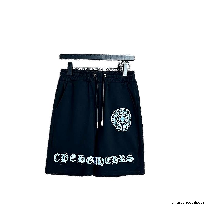 Chrome Hearts Streetwear Style Black Shorts