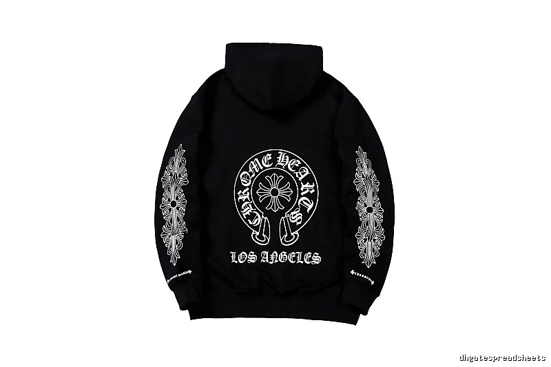 Chrome Hearts Travel Cross graphic hoodie Black Blue Cross with Modern Look