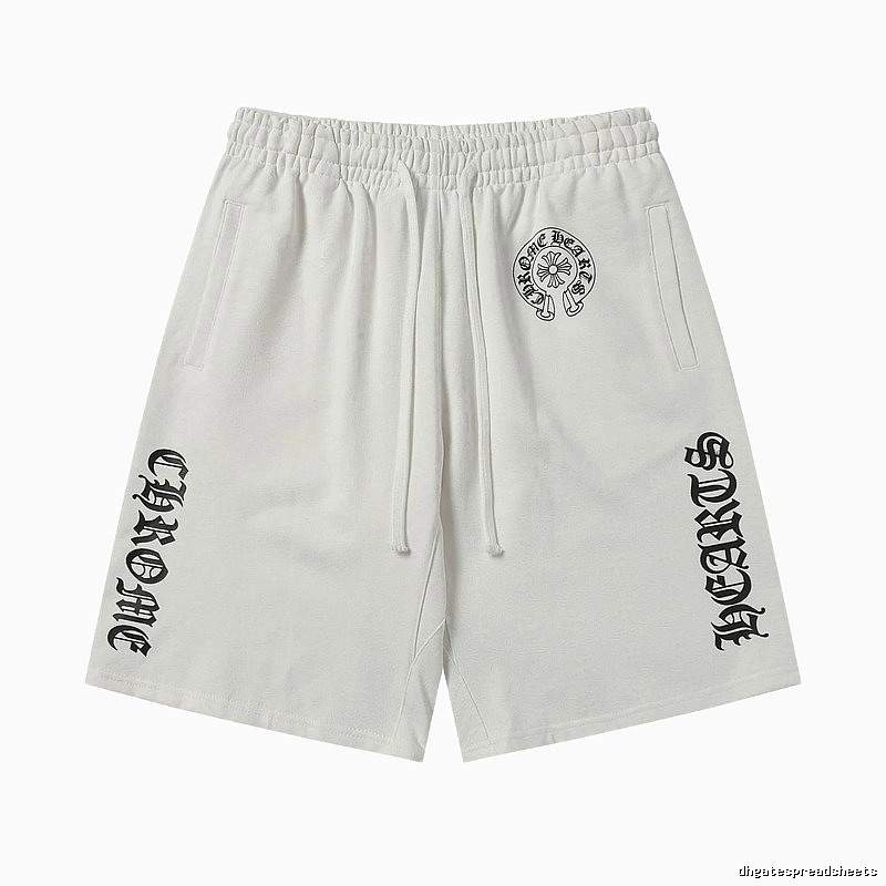 Chrome Hearts trendy and cool white shorts