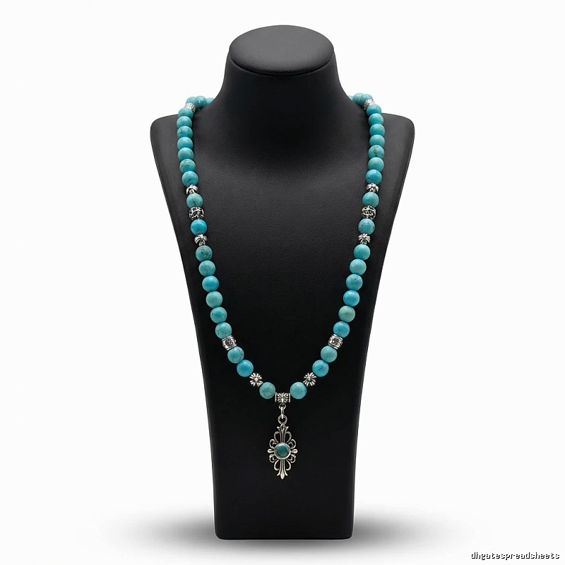 Chrome Hearts Turquoise Vintage Necklace