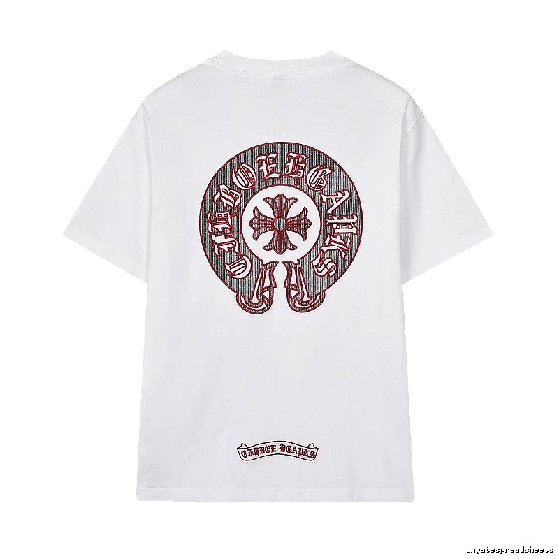 Chrome Hearts Vintage Embroidered Horseshoe White T-Shirt